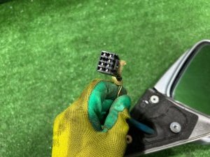 Зеркало левое широкое SUBARU LEGACY LANCASTER OEM 91031AE510TG BHE 2001 SILVER/GREY 1U2