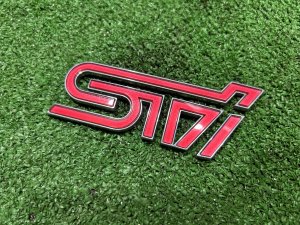 Эмблема STI SUBARU FORESTER OEM 12345678 SH5 2007 GREY 61K