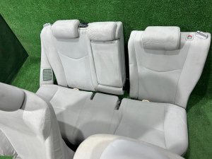 Комплект сидений TOYOTA PRIUS OEM 71071-47223-G5 71430-47600-G1 71440-47570-G1 71072-47202-G6 ZVW30 2012 SILVER 1F7
