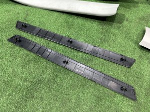 Накладки на пороги черные TOYOTA PRIUS OEM 67913-47040-G0 67914-47040-G0 67917-47040-G0 67918-47040-G0 ZVW30 2012 SILVER 1F7