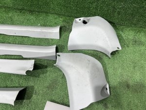 Накладки на пороги черные TOYOTA PRIUS OEM 67913-47040-G0 67914-47040-G0 67917-47040-G0 67918-47040-G0 ZVW30 2012 SILVER 1F7