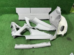 แผงบุห้องเก็บของท้าย TOYOTA PRIUS OEM 64730-47170-B0 64740-47160-B0 58416-47030-B3 ZVW30 2012 SILVER 1F7