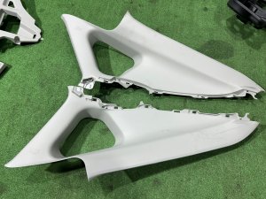 แผงบุห้องเก็บของท้าย TOYOTA PRIUS OEM 64730-47170-B0 64740-47160-B0 58416-47030-B3 ZVW30 2012 SILVER 1F7