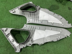 แผงบุห้องเก็บของท้าย TOYOTA PRIUS OEM 64730-47170-B0 64740-47160-B0 58416-47030-B3 ZVW30 2012 SILVER 1F7