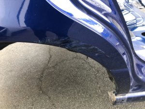 Крыло заднее правое SUBARU LEGACY OEM 51410AE140 BH5 2000 BLEU 95H