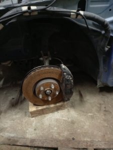 Суппорта + диски BREMBO SUBARU WRX STI OEM 26292FG011, 26292FG001, 26692FG031, 26692FG021 VAB VAG VA 2015 EJ20Y MT6
