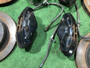 Суппорта + диски BREMBO SUBARU WRX STI OEM 26292FG011, 26292FG001, 26692FG031, 26692FG021 VAB VAG VA 2015 EJ20Y MT6
