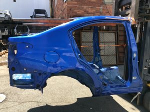 Задняя часть Rear Cut SUBARU WRX STI OEM 52401VA0119P, 52129VA0009P, 51439VA0029P, 51439VA0129P VAB VAG VA 2015 Blue Pearl K7X