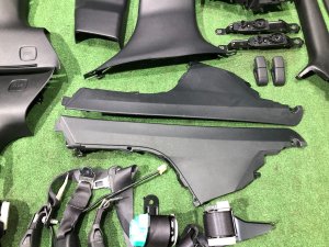 Обшивка стоек Черные ! SUBARU WRX STI OEM 94010FJ040VH, 94012FJ001VH, 94013FJ000VH VAB VAG VA 2015 Blue Pearl K7X