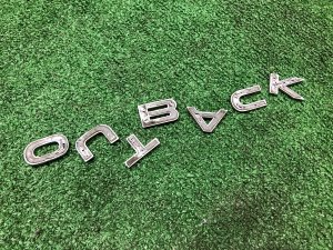 Эмблема OUTBACK SUBARU OUTBACK BPE 2008 Silver Metallic C6Z