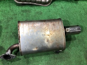 Бочки глушителя + средняя часть SUBARU LEGACY OEM 44300AJ541, 44200AJ050, 44300AJ531 BMG BM9 BM 2013 FA20E CVT