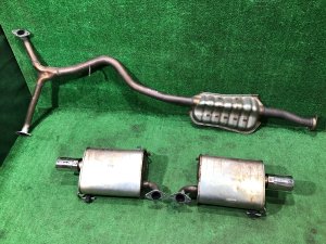Бочки глушителя + средняя часть 44300AJ541, 44200AJ050, 44300AJ531 SUBARU LEGACY