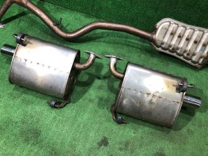 Бочки глушителя + средняя часть SUBARU LEGACY OEM 44300AJ541, 44200AJ050, 44300AJ531 BMG BM9 BM 2013 FA20E CVT