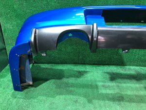 Бампер задний с клыками SUBARU IMPREZA OEM 57703FE050PG GDA, GDB, GD 2002 Blue 02C