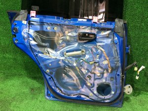 Дверь задняя левая SUBARU IMPREZA OEM 60409FE050 GDA, GDB, GD 2002 Blue 02C