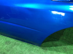 Дверь задняя левая SUBARU IMPREZA OEM 60409FE050 GDA, GDB, GD 2002 Blue 02C