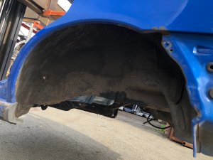 Задняя часть Rear Cut SUBARU IMPREZA OEM 52411FE020, 51439FE110, 51439FE100 GDA, GDB, GD 2002 Blue 02C