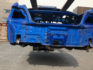 Задняя часть Rear Cut SUBARU IMPREZA OEM 52411FE020, 51439FE110, 51439FE100 GDA, GDB, GD 2002 Blue 02C