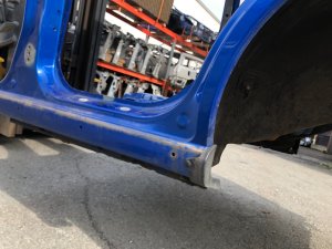 Задняя часть Rear Cut SUBARU IMPREZA OEM 52411FE020, 51439FE110, 51439FE100 GDA, GDB, GD 2002 Blue 02C