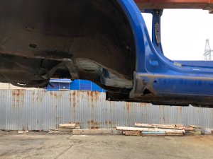Задняя часть Rear Cut SUBARU IMPREZA OEM 52411FE020, 51439FE110, 51439FE100 GDA, GDB, GD 2002 Blue 02C