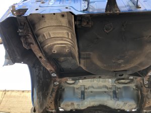 Задняя часть Rear Cut SUBARU IMPREZA OEM 52411FE020, 51439FE110, 51439FE100 GDA, GDB, GD 2002 Blue 02C