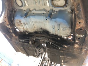 Задняя часть Rear Cut SUBARU IMPREZA OEM 52411FE020, 51439FE110, 51439FE100 GDA, GDB, GD 2002 Blue 02C