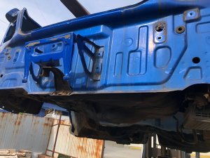 Задняя часть Rear Cut SUBARU IMPREZA OEM 52411FE020, 51439FE110, 51439FE100 GDA, GDB, GD 2002 Blue 02C