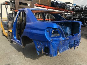 Крыло заднее левое SUBARU IMPREZA OEM 51439FE110, 51439FE112 GDA, GDB, GD 2002 Blue 02C