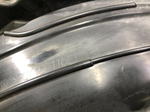 Подкрылок передний левый SUBARU IMPREZA OEM 59110FE031 GDA, GDB, GD 2002 Blue 02C