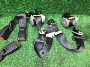 Ремни безопасности задние SUBARU IMPREZA OEM 64660FE000NE, 64660FE010NE GDA, GDB, GD 2002 Blue 02C