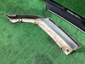 Губа передняя плюс клыки SUBARU LEGACY OEM 57703AE190PE BEE 2002 WHITE PEARL 081