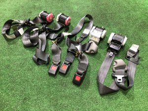Seat belts комплект SUBARU FORESTER OEM 64611FC320OE, 64651FC020OE, 64651FC030OE SF5 1998 silver 792