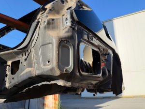 Right rear fender SUBARU LEGACY OEM 51490AG0009P BP5 2004 BLACK 32J