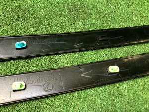 Side moldings SUBARU LEGACY OEM 63563AG000, 63563AG010 BP5 2004 BLACK 32J
