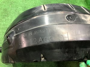 左リアインナーフェンダー SUBARU LEGACY OEM 59122AG010 BP5 2004 BLACK 32J