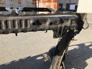 Radiator core support SUBARU LEGACY OEM 53060AG0009P, 53060AG0209P, 51231AG0009P, 53020AG0109P BP5 2004