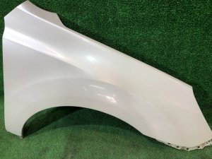 右フロントフェンダー SUBARU LEGACY OEM 57120AJ0209P BR9 BRG BRM 2011 White Pearl 37J