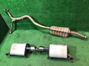 Muffler canisters И средняя часть SUBARU EXIGA OEM 44300AJ090, 44300AJ080, 44200YC010 YA5 2009 EJ205 AT