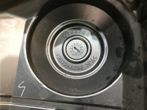 Right timing cover SUBARU EXIGA OEM 13572AA092 YA5 2009 EJ205 AT