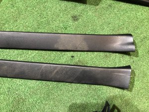 Sill trims SUBARU EXIGA OEM 94060FG040JC, 94060FG050JC, 94061YC000JC, 94061YC010JC, 94060SC000JC YA5 2009 Black D4S
