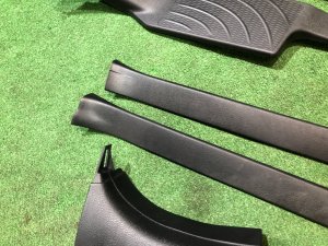 Sill trims SUBARU EXIGA OEM 94060FG040JC, 94060FG050JC, 94061YC000JC, 94061YC010JC, 94060SC000JC YA5 2009 Black D4S