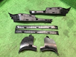 Sill trims SUBARU EXIGA OEM 94060FG040JC, 94060FG050JC, 94061YC000JC, 94061YC010JC, 94060SC000JC YA5 2009 Black D4S