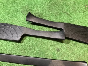 Sill trims SUBARU EXIGA OEM 94060FG040JC, 94060FG050JC, 94061YC000JC, 94061YC010JC, 94060SC000JC YA5 2009 Black D4S