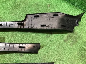 Sill trims SUBARU EXIGA OEM 94060FG040JC, 94060FG050JC, 94061YC000JC, 94061YC010JC, 94060SC000JC YA5 2009 Black D4S