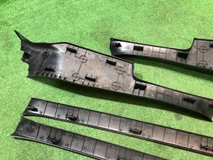 Sill trims SUBARU EXIGA OEM 94060FG040JC, 94060FG050JC, 94061YC000JC, 94061YC010JC, 94060SC000JC YA5 2009 Black D4S