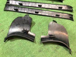 Sill trims SUBARU EXIGA OEM 94060FG040JC, 94060FG050JC, 94061YC000JC, 94061YC010JC, 94060SC000JC YA5 2009 Black D4S