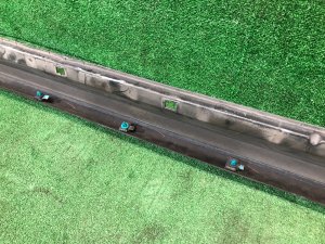Right sill SUBARU EXIGA OEM 96051YC000V2 YA5 2009 Black D4S