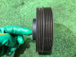 Crankshaft pulley SUBARU EXIGA OEM 12305AA242, 12305AA243 YA5 SH5 BP5 BL5 2009 EJ205 AT