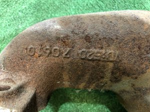 Выпускной коллектор комплект ISUZU GIGA OEM 1-17141-218-0, 1-17141-219-0 CXZ82K1D 2007 12PE1