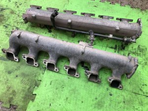 Впускной коллектор ISUZU GIGA OEM 1-12211-536-0, 1-12211-535-0 CXZ82K1D 2007 12PE1